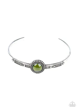 PIECE of Mind Green Paparazzi Bracelet