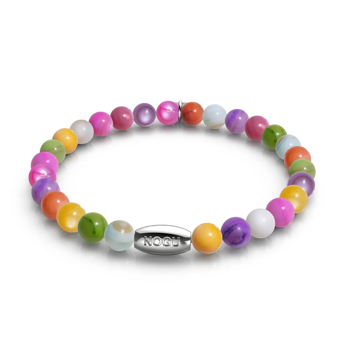 Pinata Confetti x Silver | Abalone Bracelet