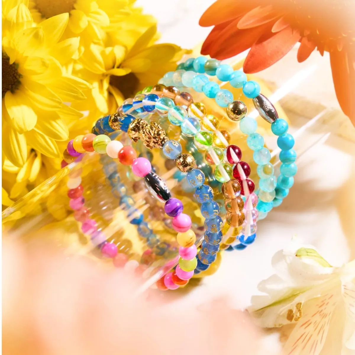 Pinata Confetti x Silver | Abalone Bracelet