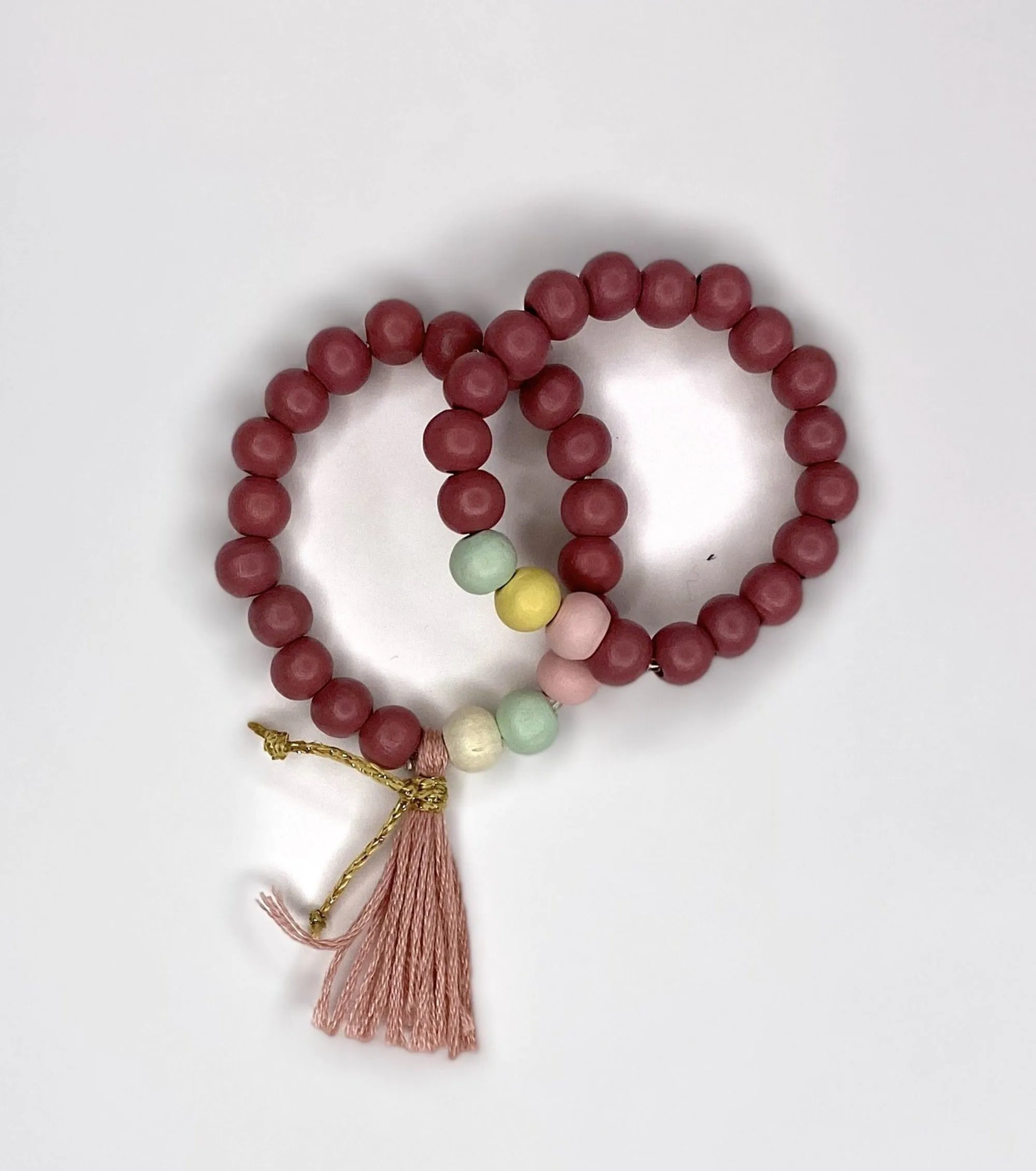 Pink Stick Necklace and Bracelets