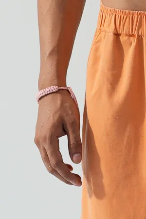 Pink Thread Knotted Bracelet