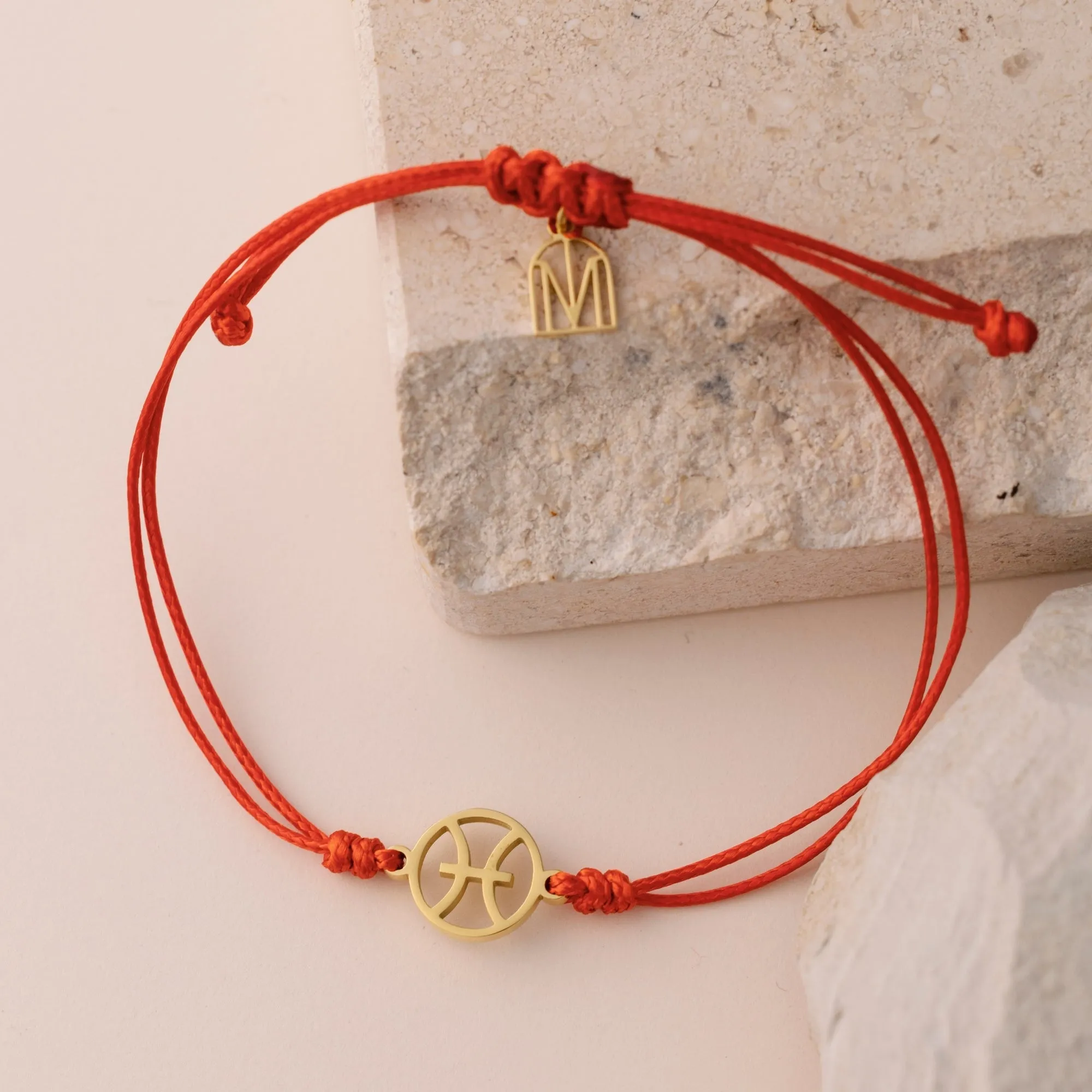 Pisces Zodiac Thread Bracelet