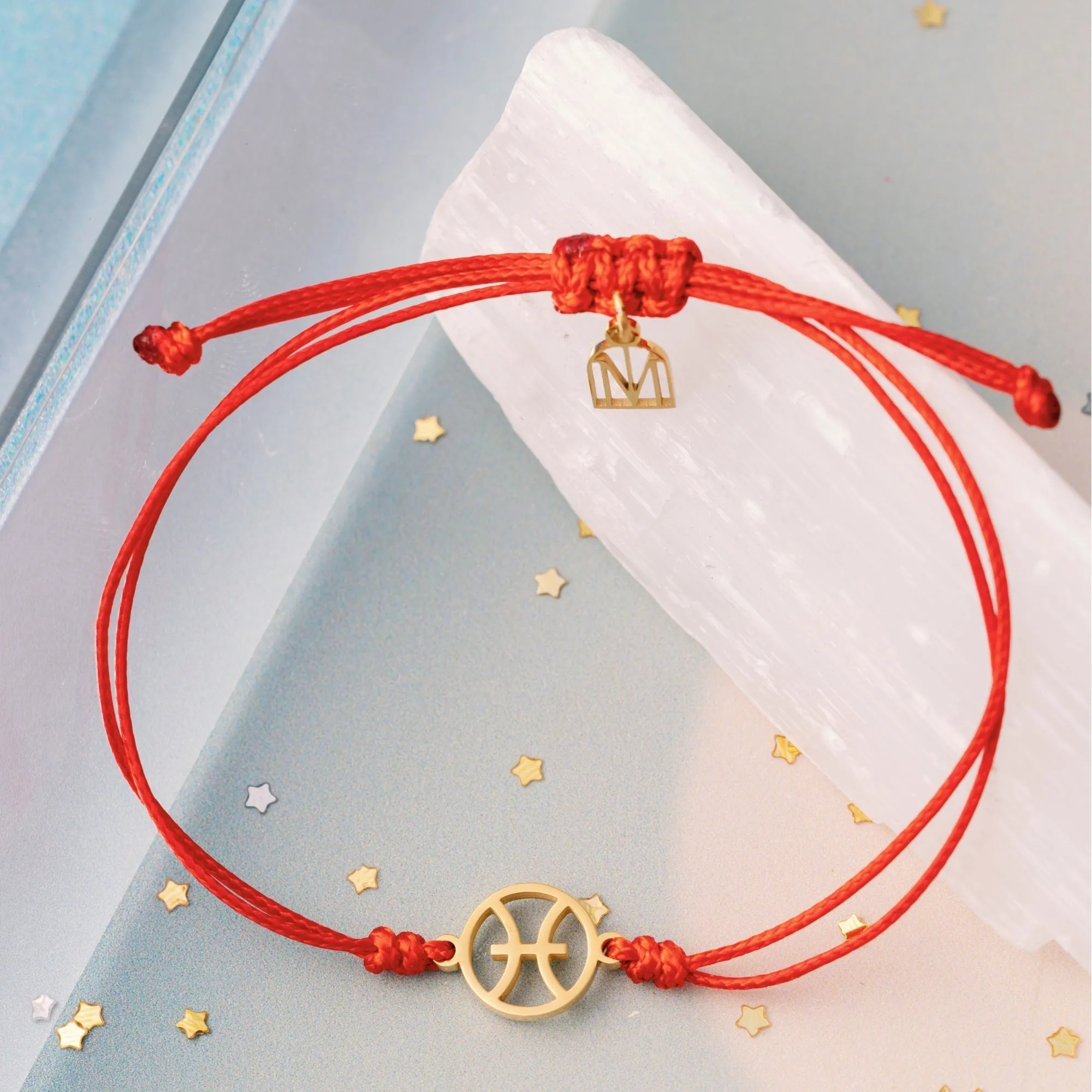 Pisces Zodiac Thread Bracelet