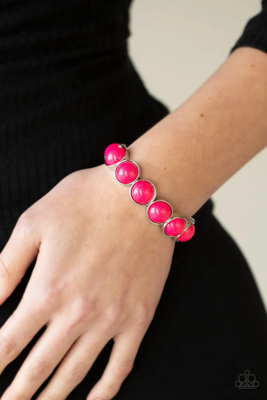 POP, Drop, and Roll Pink Paparazzi Bracelet