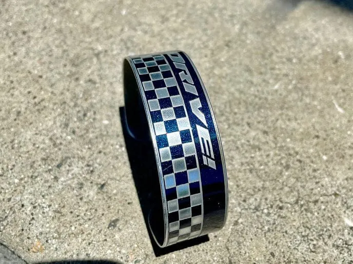 Porsche Checkered Flag Cuff - DRIVE!