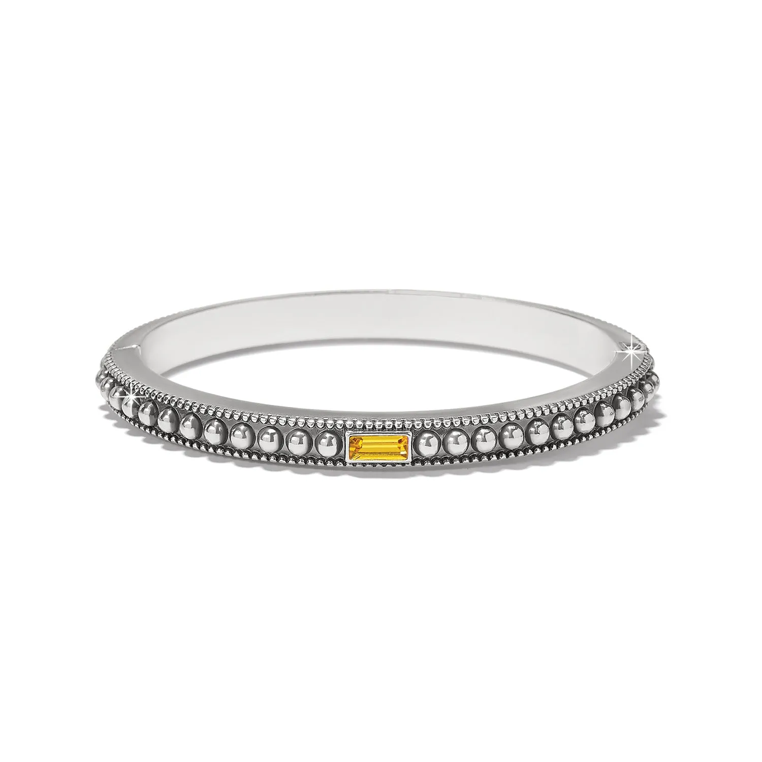 Pretty Tough Gem Hinged Bangle - JF021C