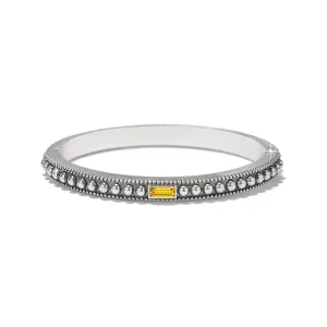 Pretty Tough Gem Hinged Bangle - JF021C