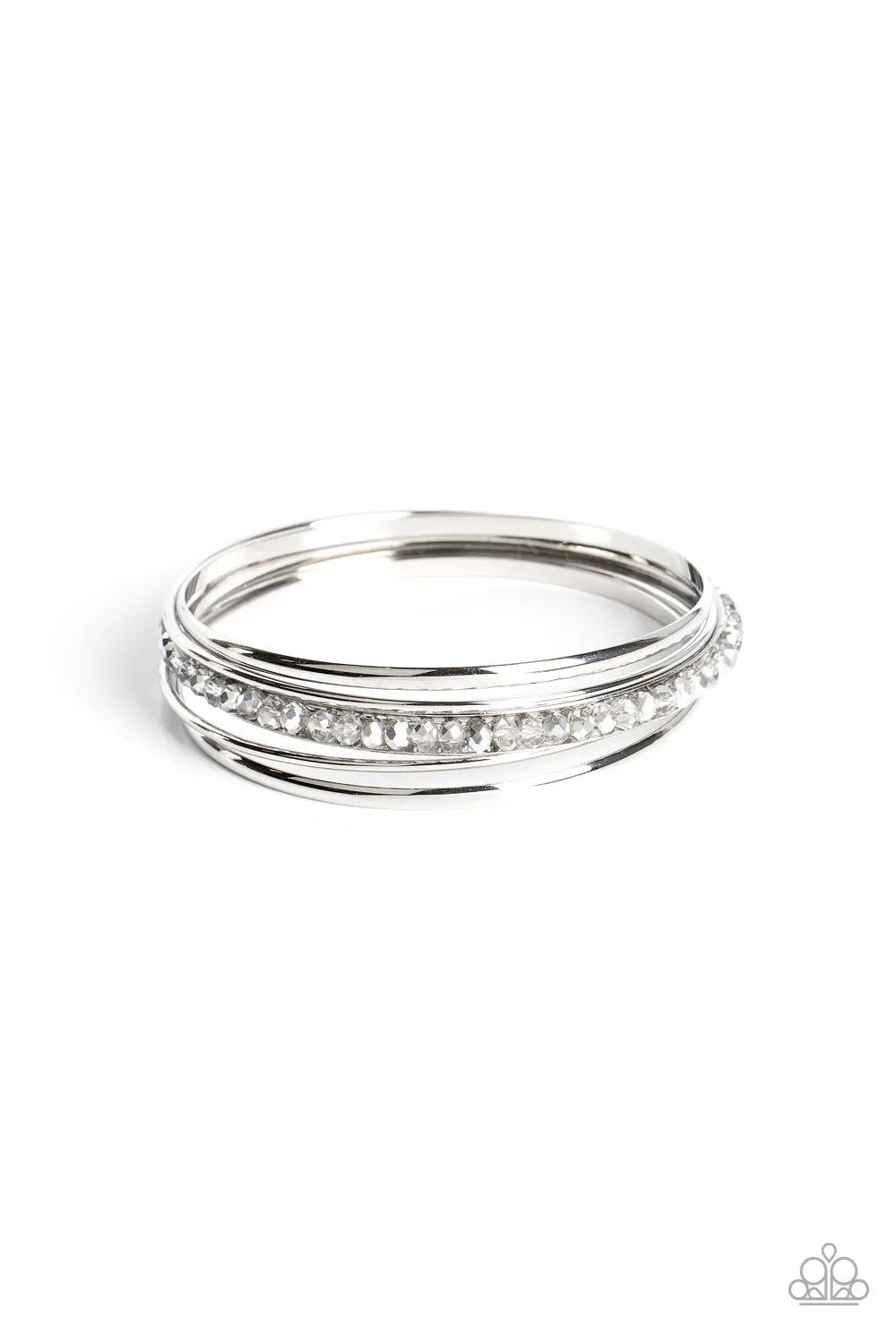 Prismatic Pizazz - Silver Bracelet