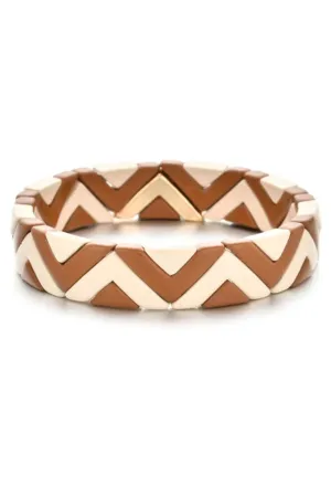 PUZZLE BRACELET | CREAM/AUTUMN