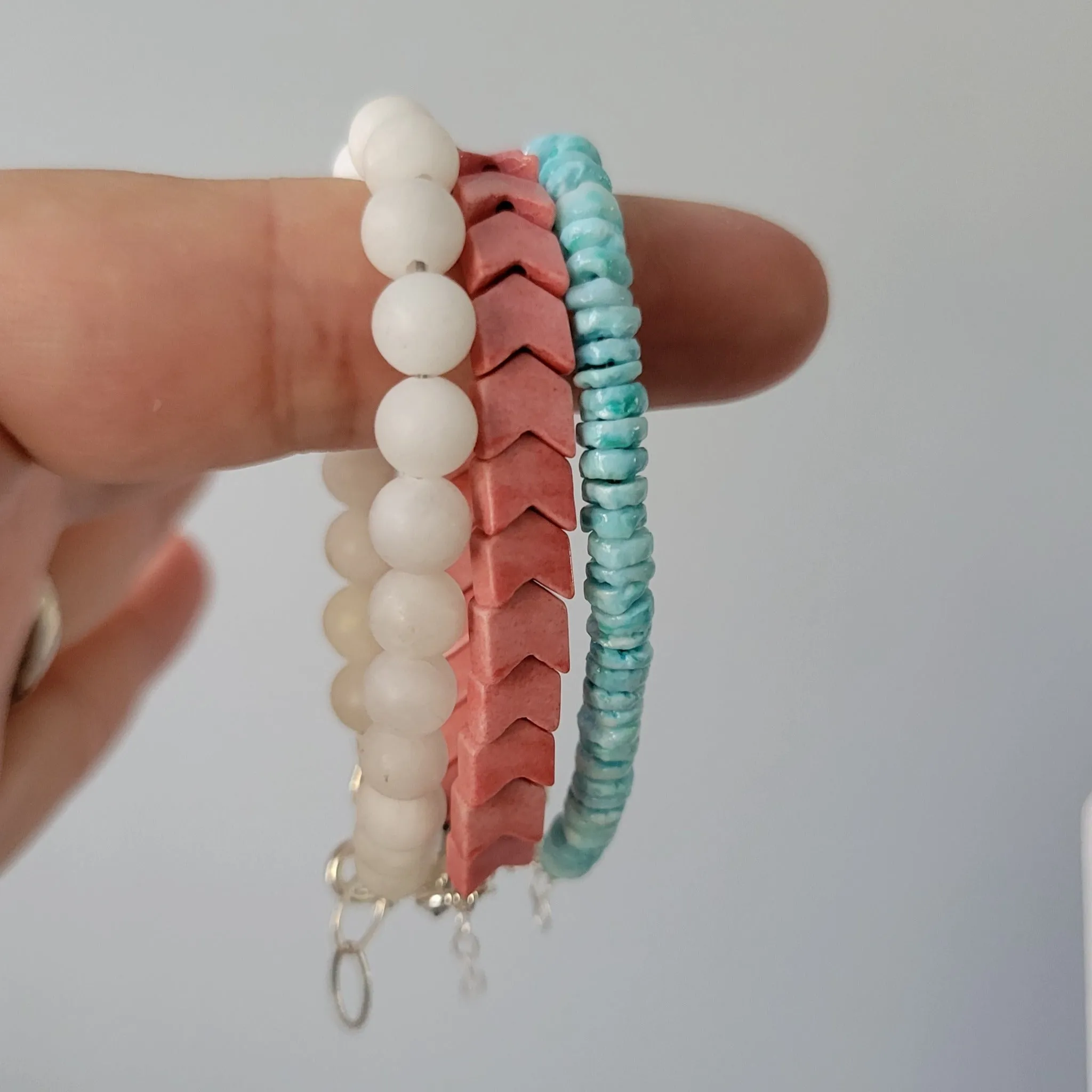"This Way" Girls Beach Bracelet Set or Each