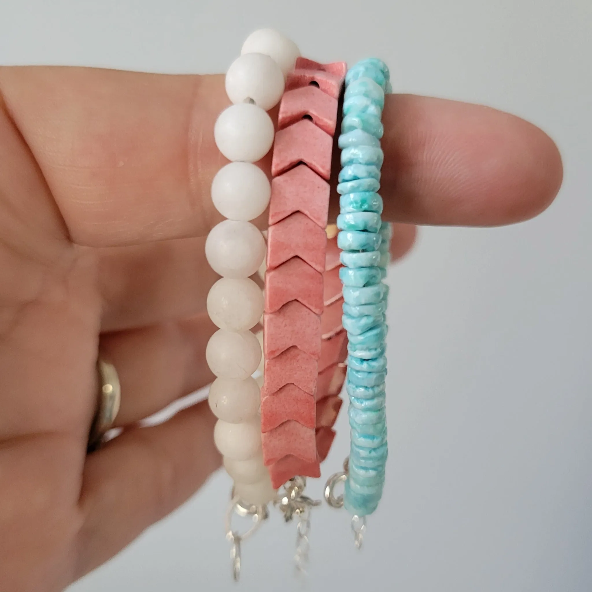 "This Way" Girls Beach Bracelet Set or Each