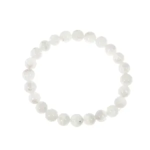 Rainbow Moonstone 8mm Beaded Bracelet