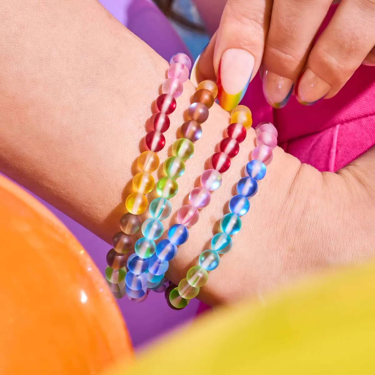 Rainbow Wrap | Mermaid Glass Bracelet