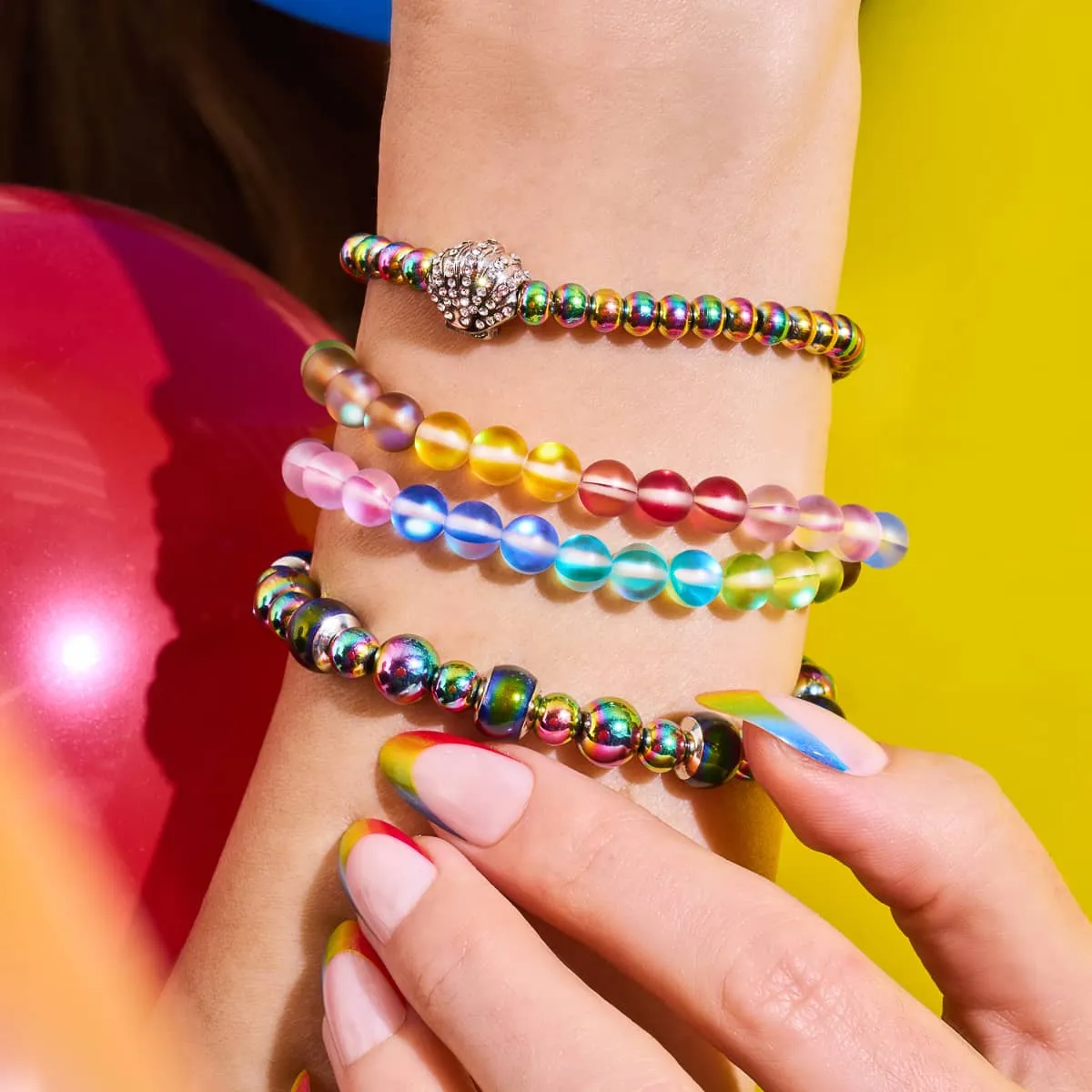 Rainbow Wrap | Mermaid Glass Bracelet