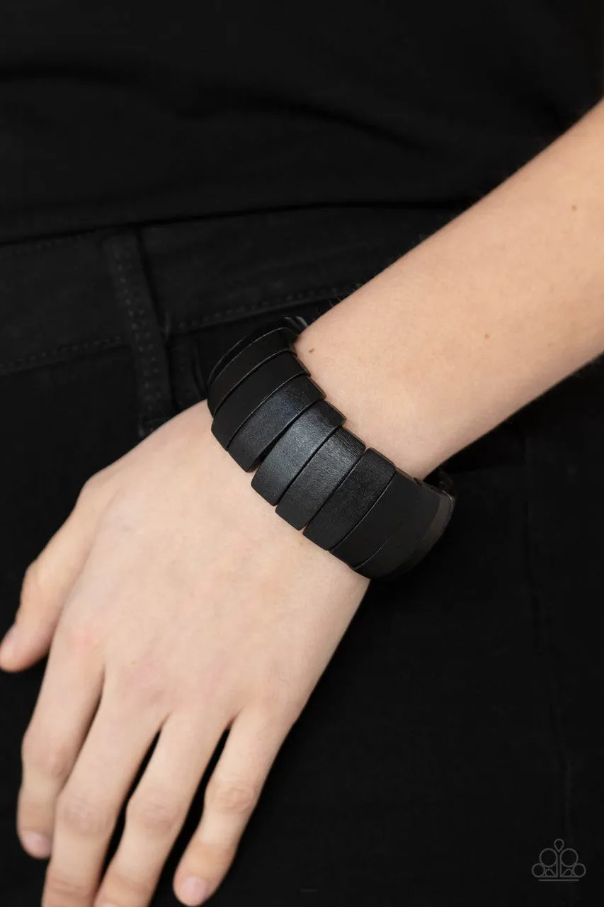 Raise the BARBADOS Black Paparazzi Bracelet