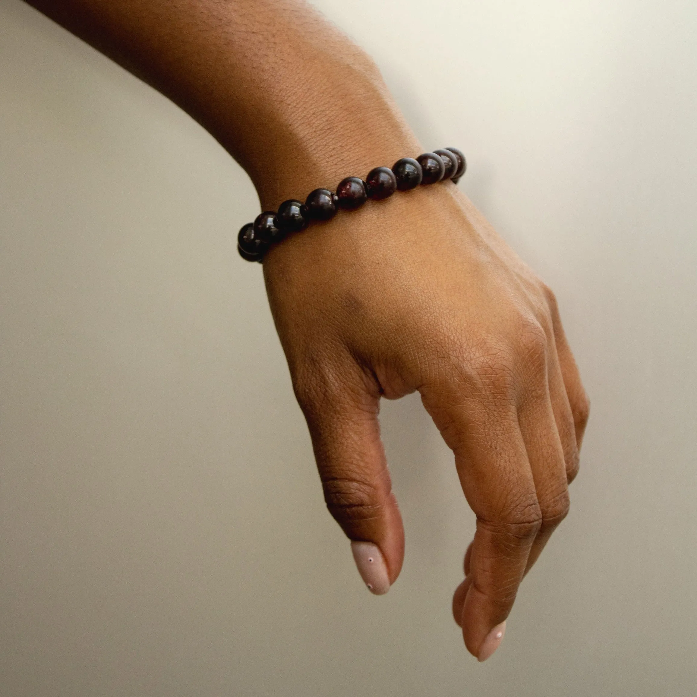 Real Red Garnet Bracelet for Passion & Vitality