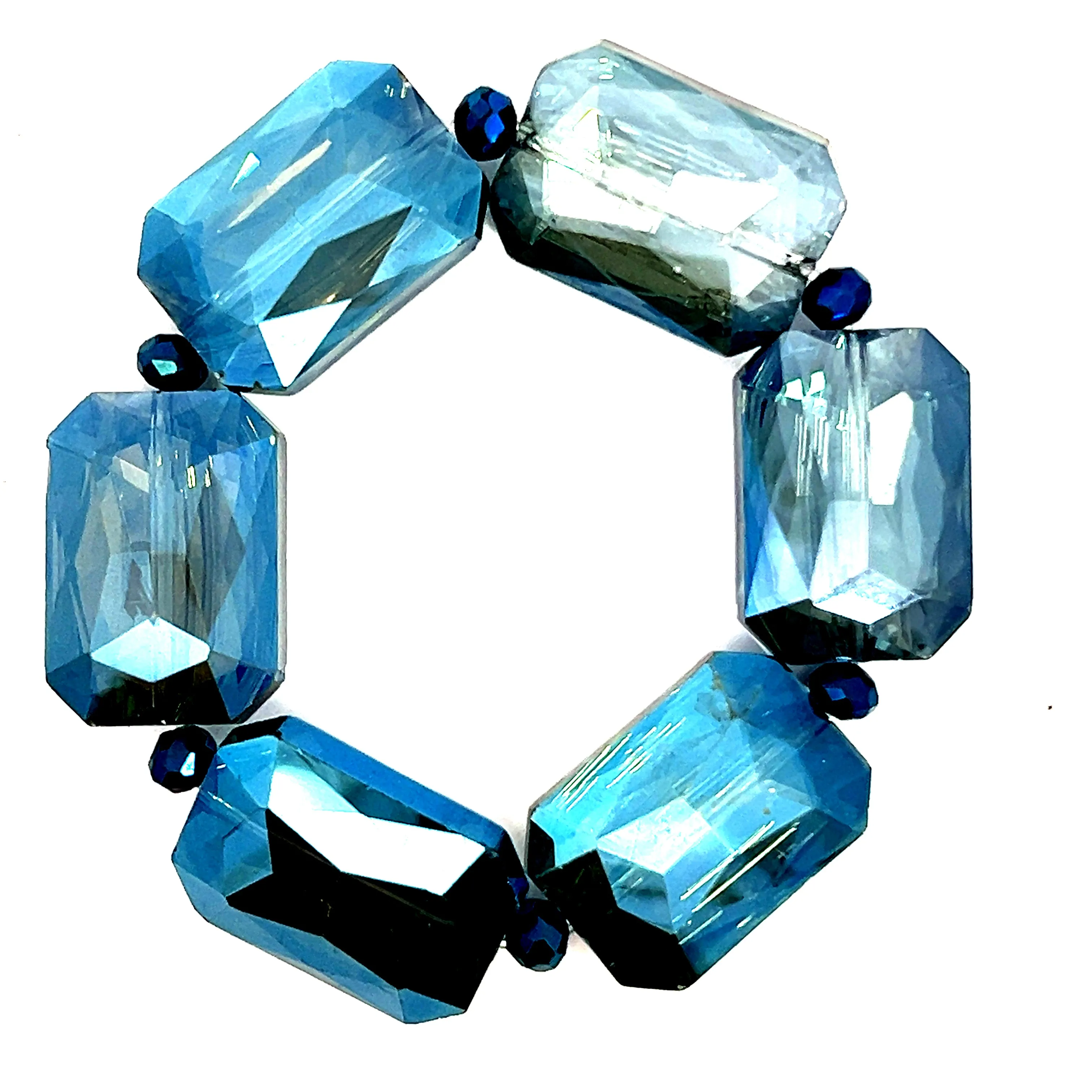 Rectangle Crystal Stretch Bracelet