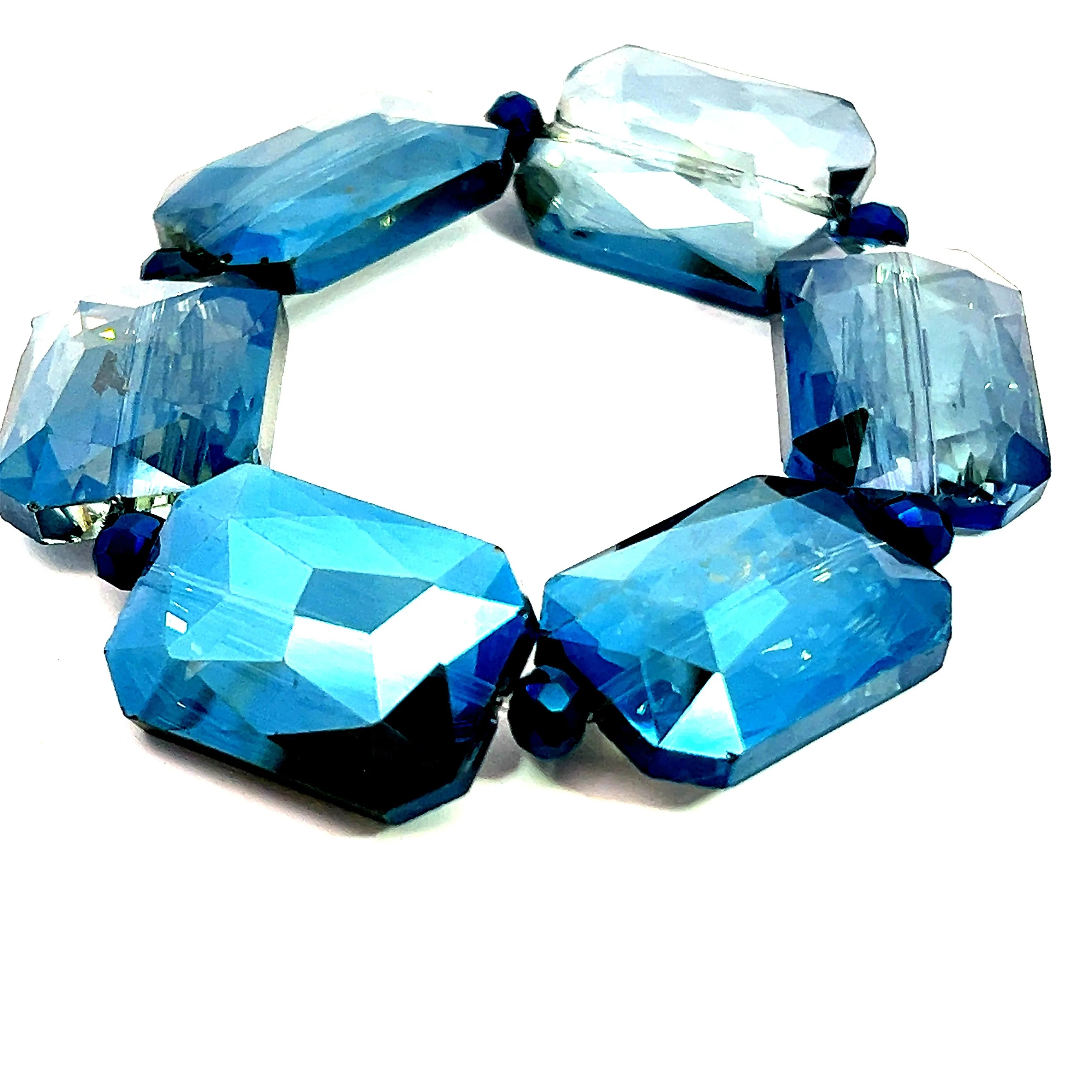 Rectangle Crystal Stretch Bracelet