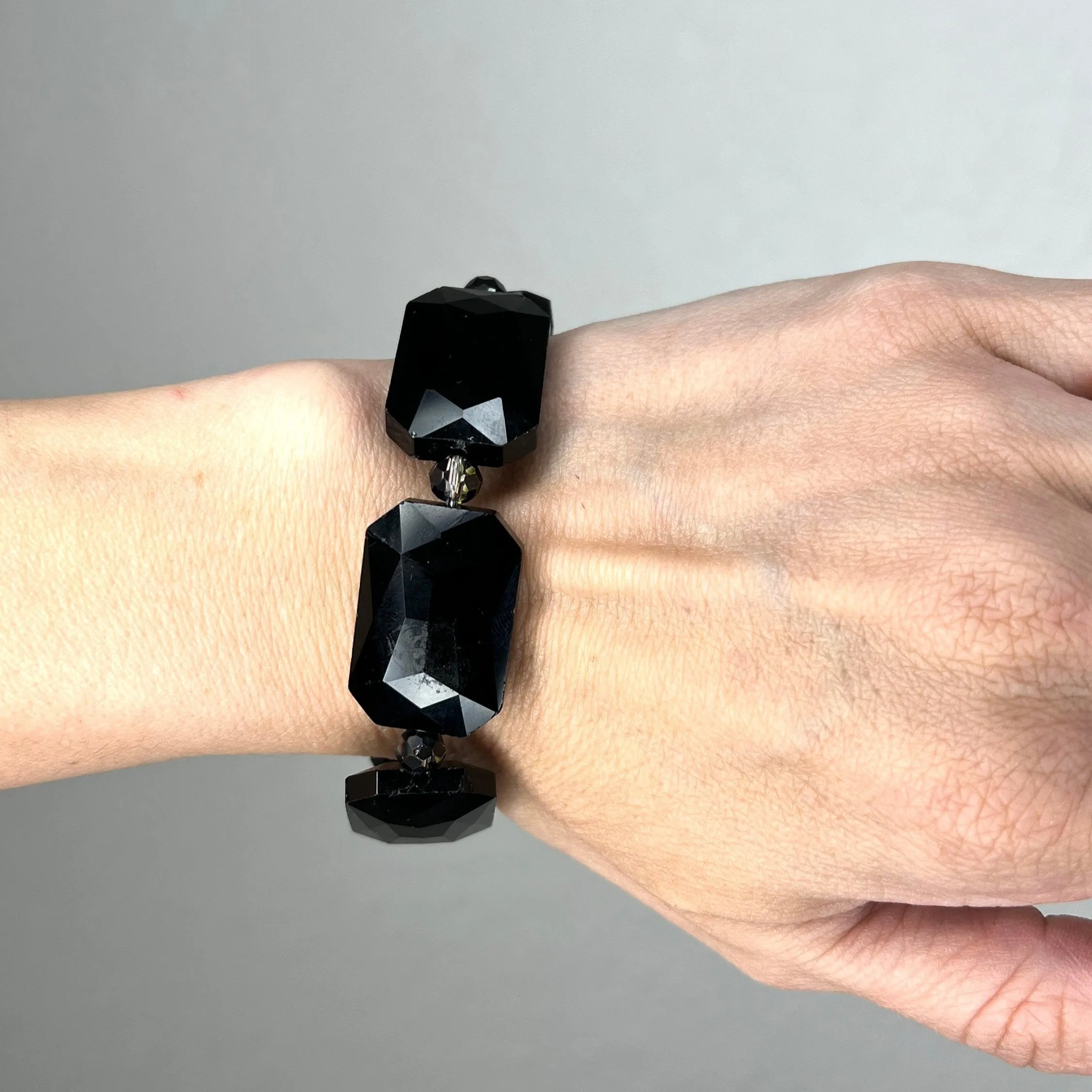 Rectangle Crystal Stretch Bracelet