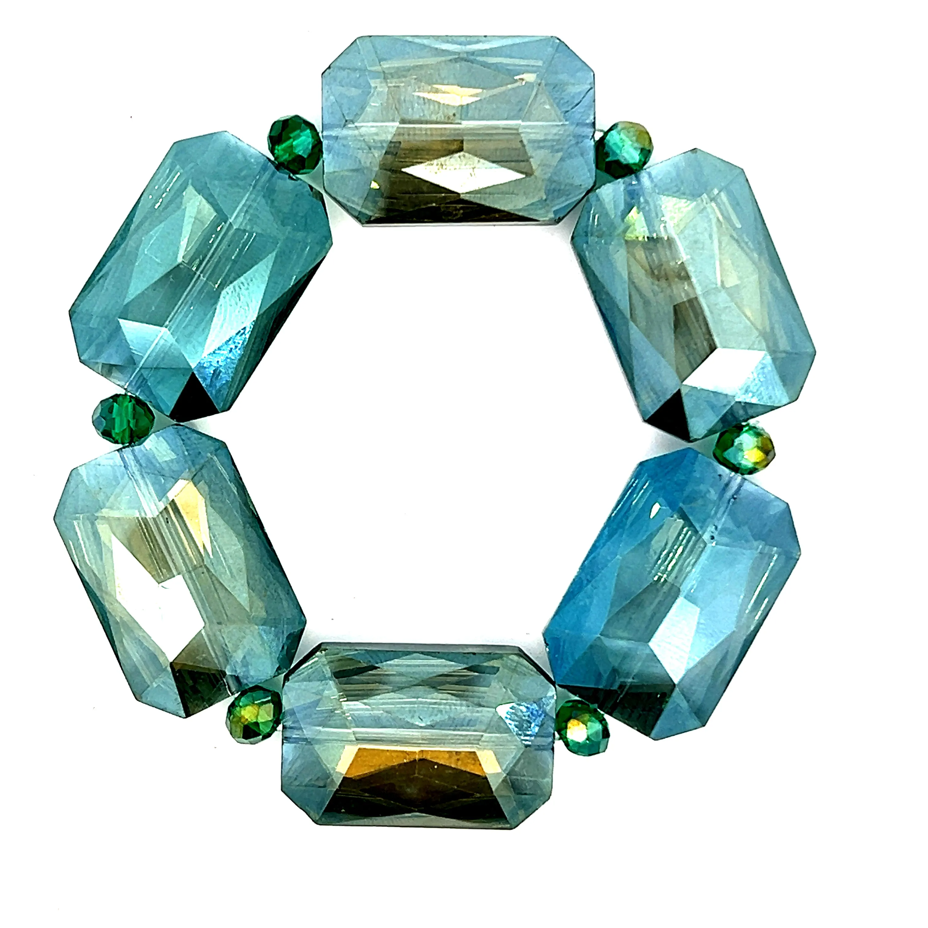 Rectangle Crystal Stretch Bracelet