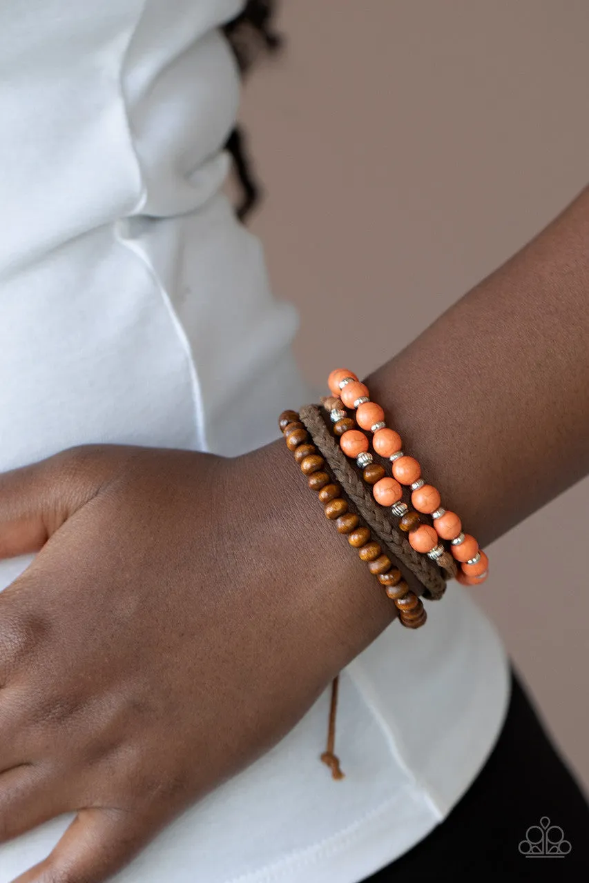 Renewable Energy Orange Paparazzi Bracelet