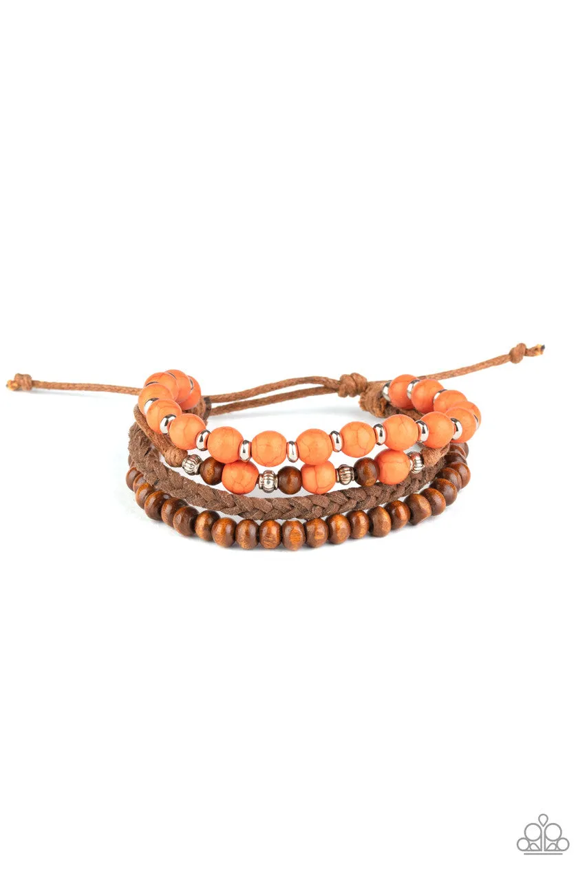 Renewable Energy Orange Paparazzi Bracelet
