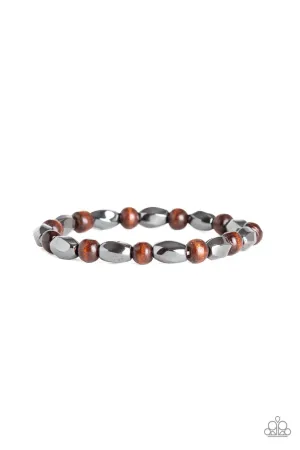 Resilient Brown Paparazzi Bracelet