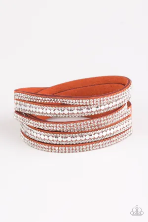 Rock Star Attitude - Orange Urban Bracelet