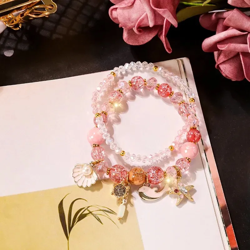 Rose sisi Bohemian ethnic style beach friendship women's bracelet beaded wrist bracelets for women shell jewelry for women