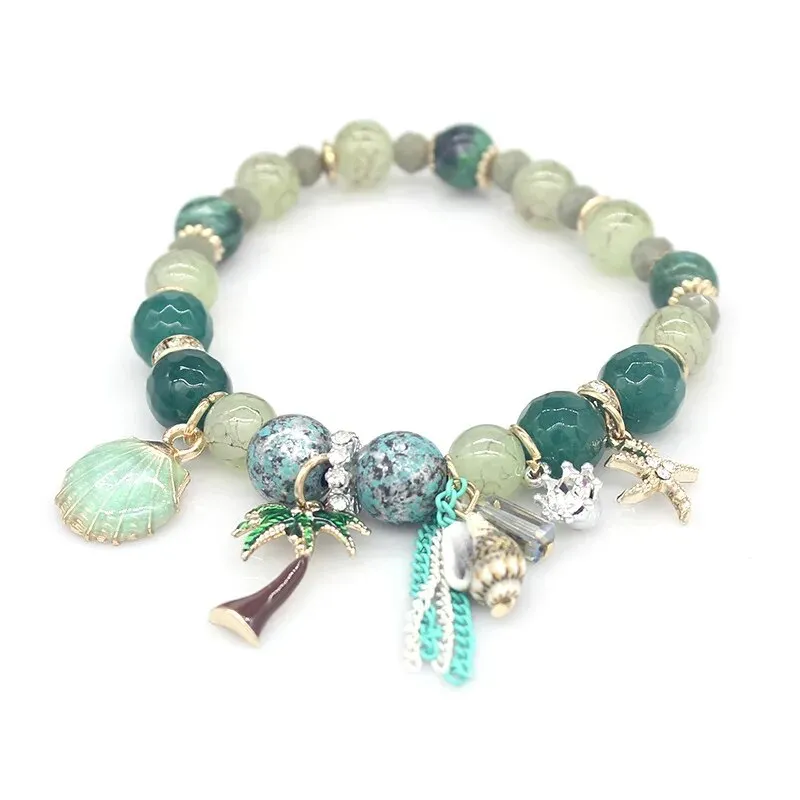 Rose sisi Bohemian ethnic style beach friendship women's bracelet beaded wrist bracelets for women shell jewelry for women