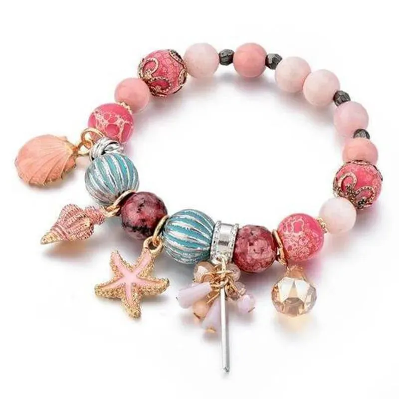 Rose sisi Bohemian ethnic style beach friendship women's bracelet beaded wrist bracelets for women shell jewelry for women