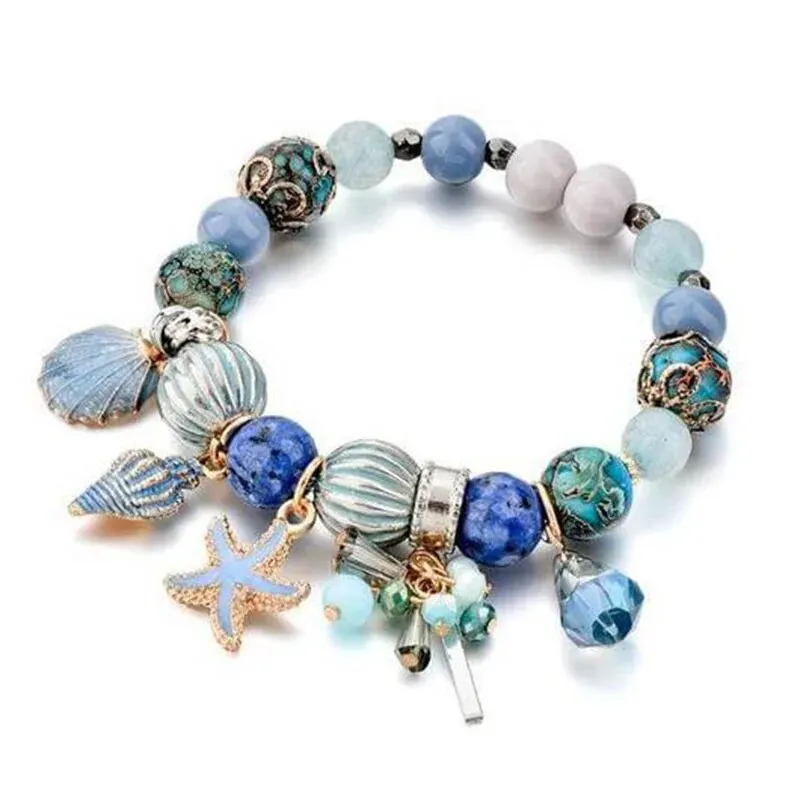 Rose sisi Bohemian ethnic style beach friendship women's bracelet beaded wrist bracelets for women shell jewelry for women