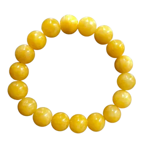 Saffron Jade 10mm Bracelet