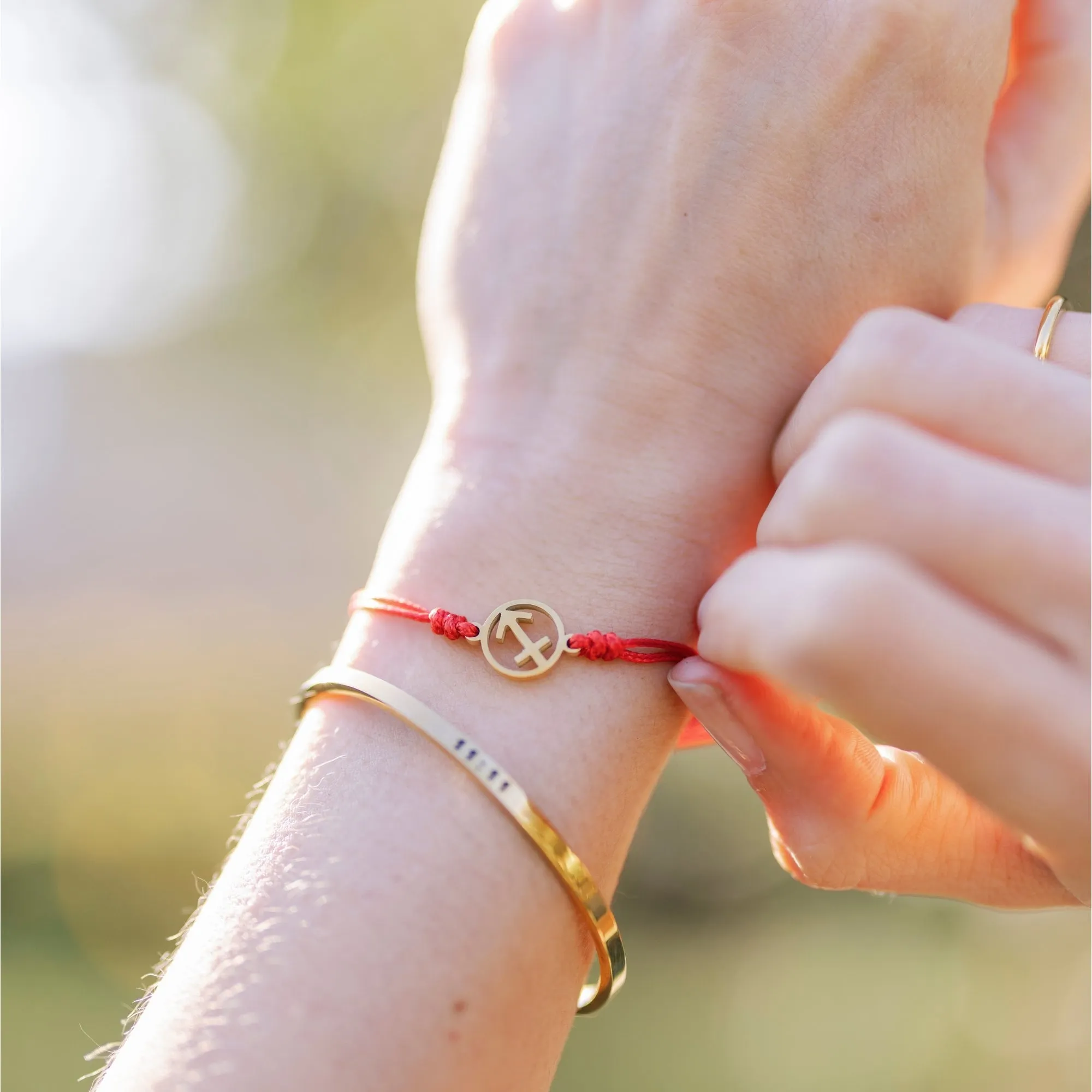 Sagittarius Zodiac Thread Bracelet