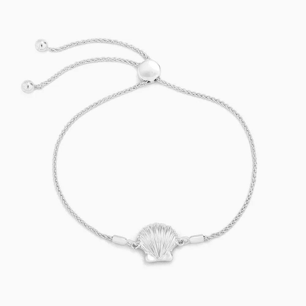 Sandy Seashell Bolo Bracelet