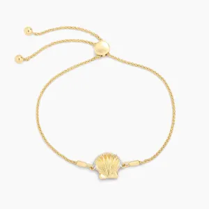 Sandy Seashell Bolo Bracelet
