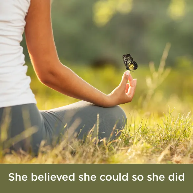 She Believed She Could, So She Did Quotable Cuff Bracelet