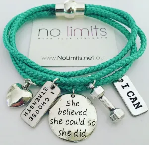 She Believed Tri rope bracelet SOLD OUT