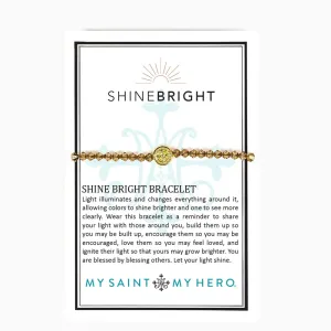 Shine Bright Crystal Blessing Bracelets, gold
