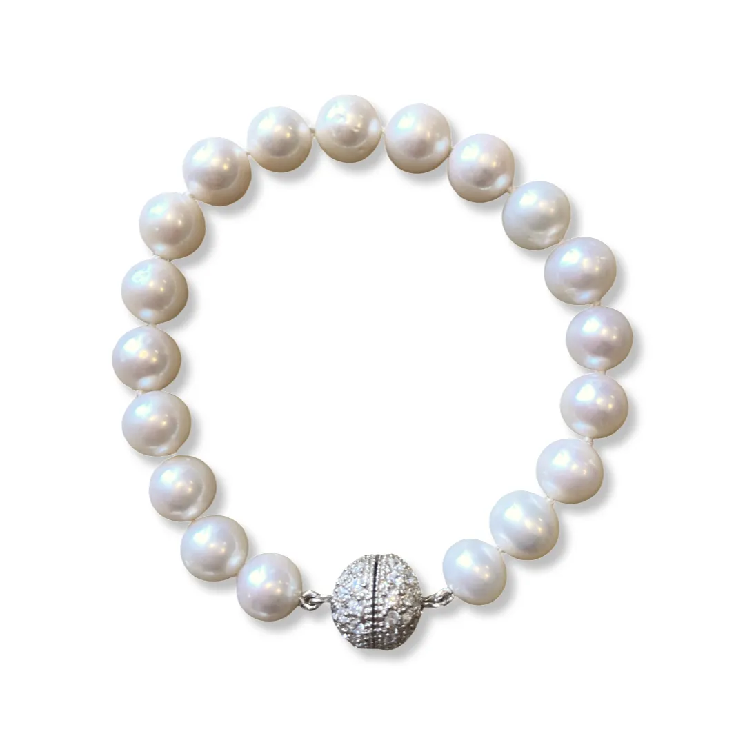 Signature Large Cultured Pearl Bracelet