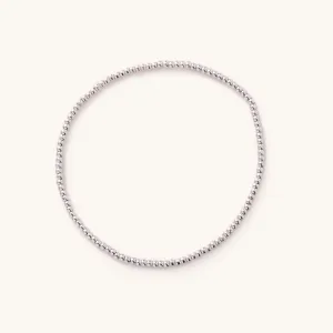 Silver Ball Bracelet 2mm