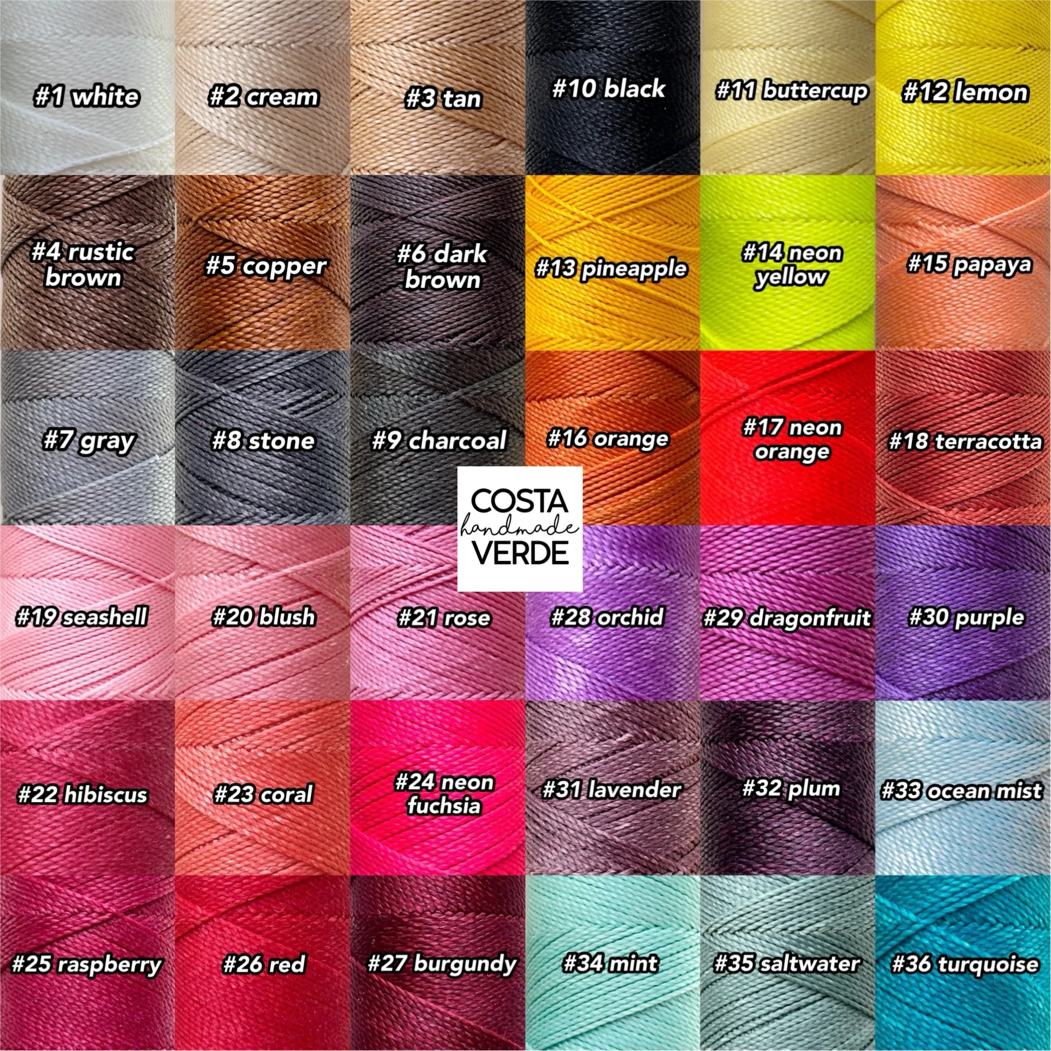 Simple Twisted Rope Braid Bracelet - Solid color