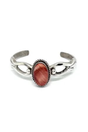 Small Spiny Shell Sandcast Navajo Cuff Bracelet