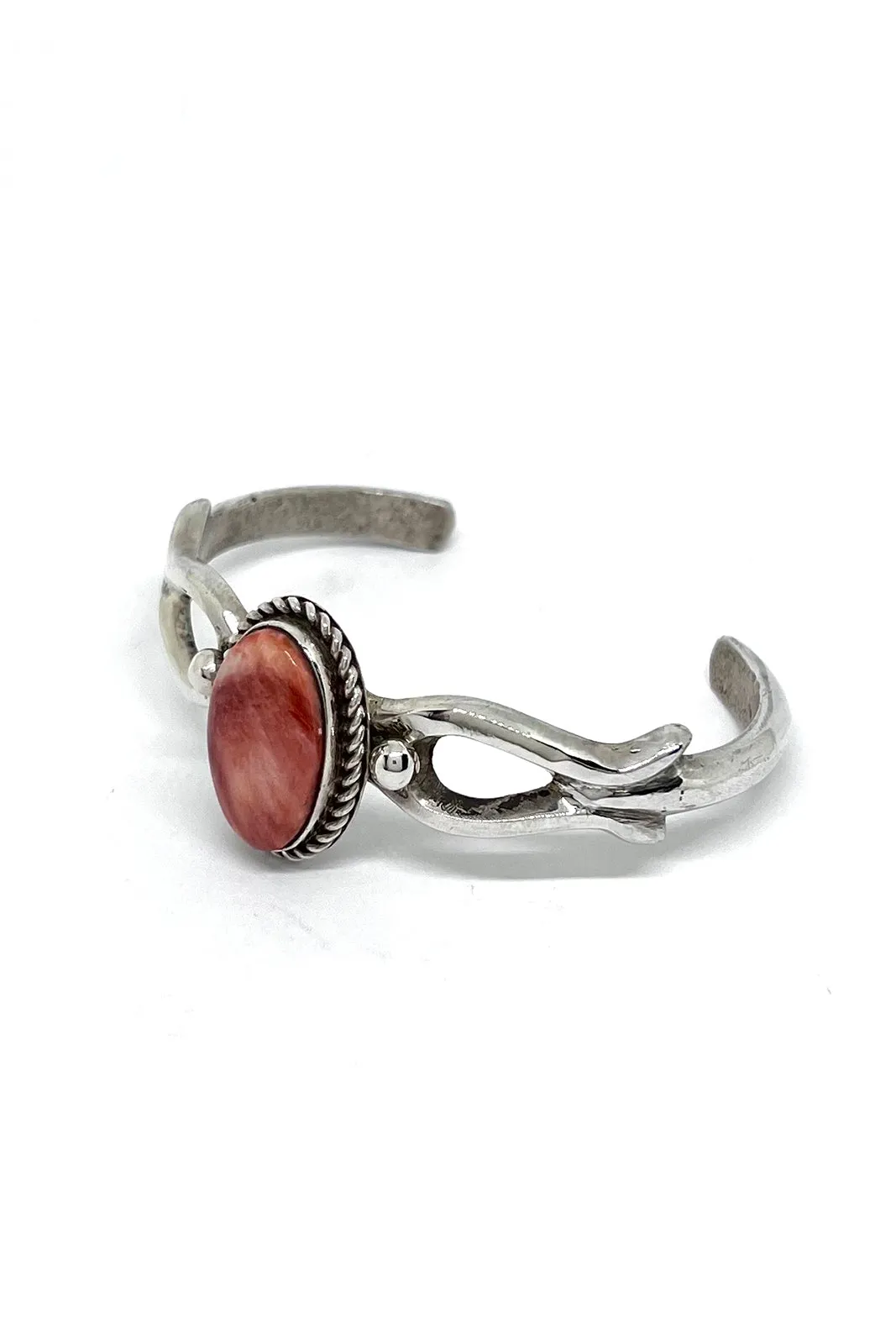 Small Spiny Shell Sandcast Navajo Cuff Bracelet