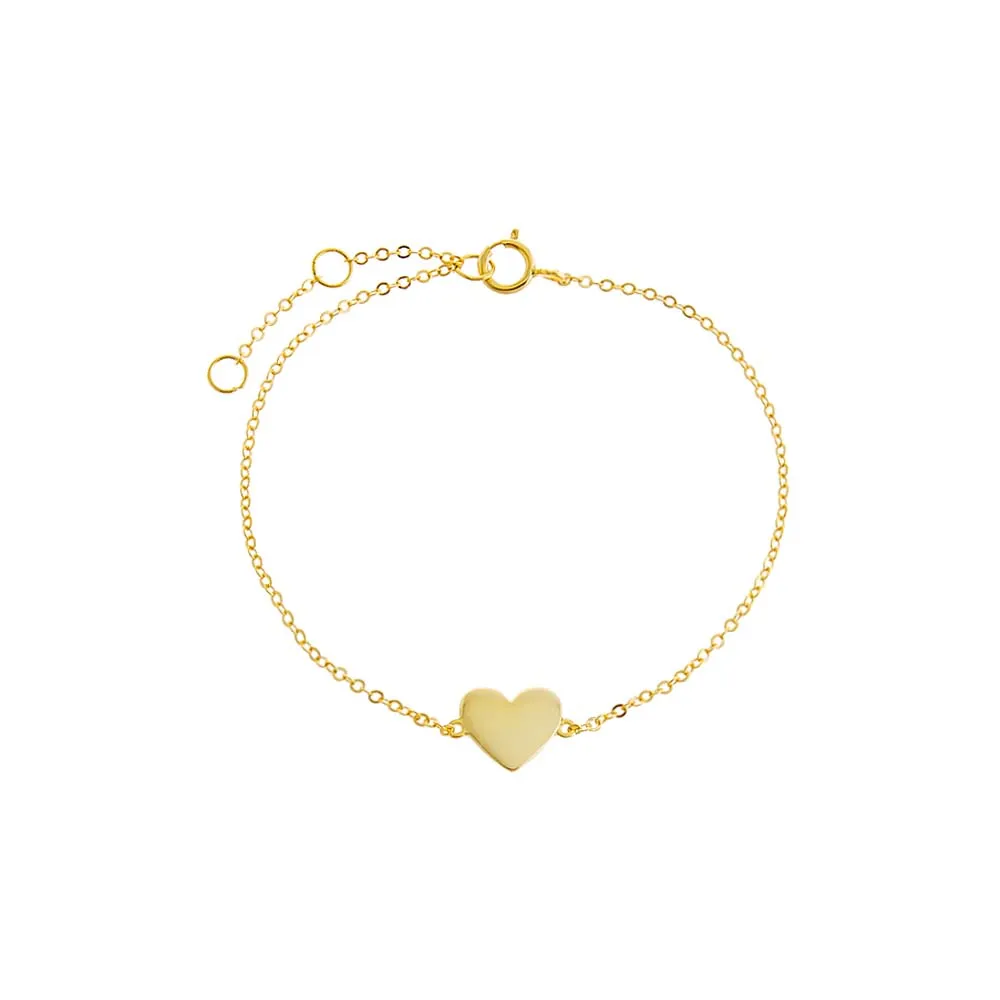 Solid Heart Bracelet