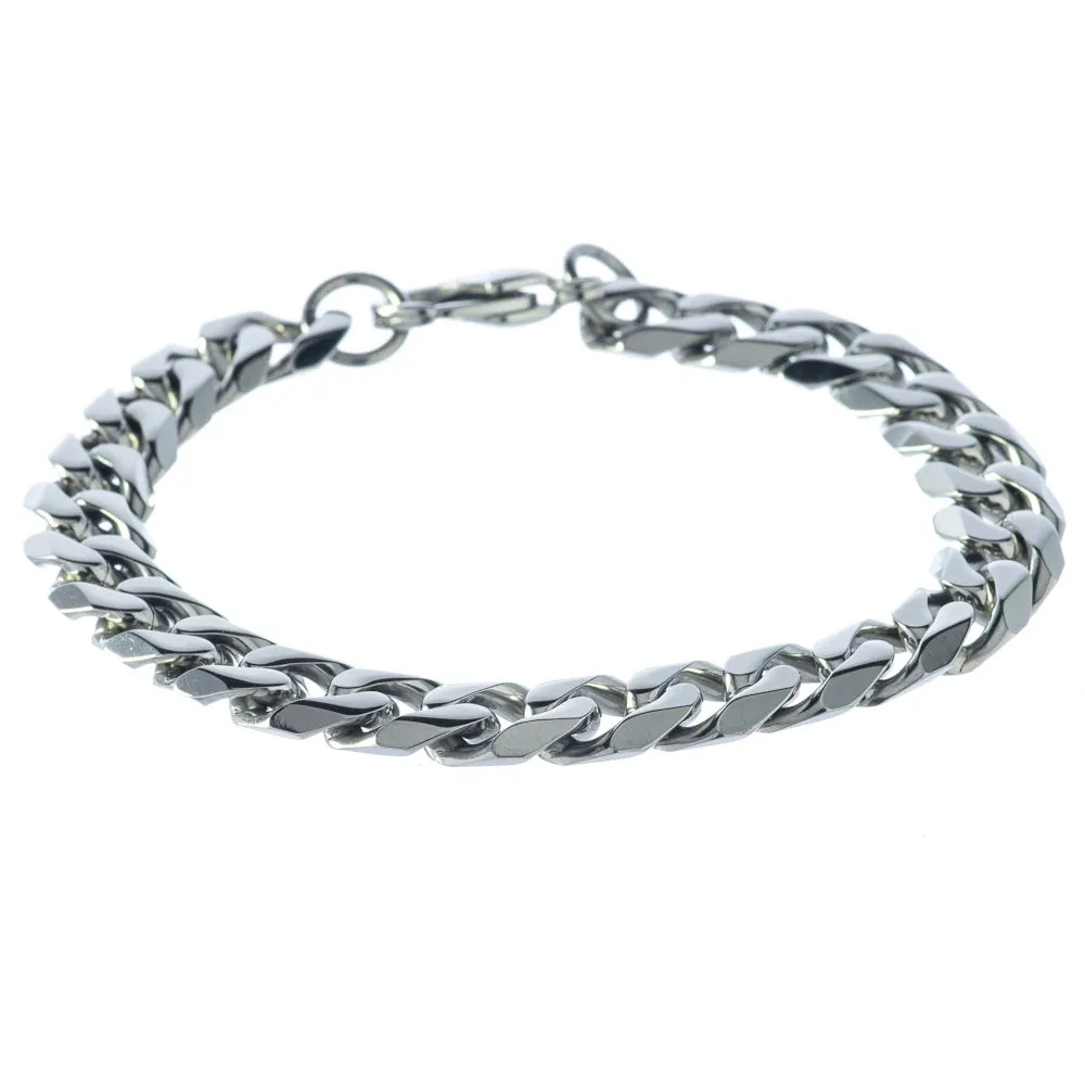 Steelx Stainless Steel (10mm) Curb Bracelet