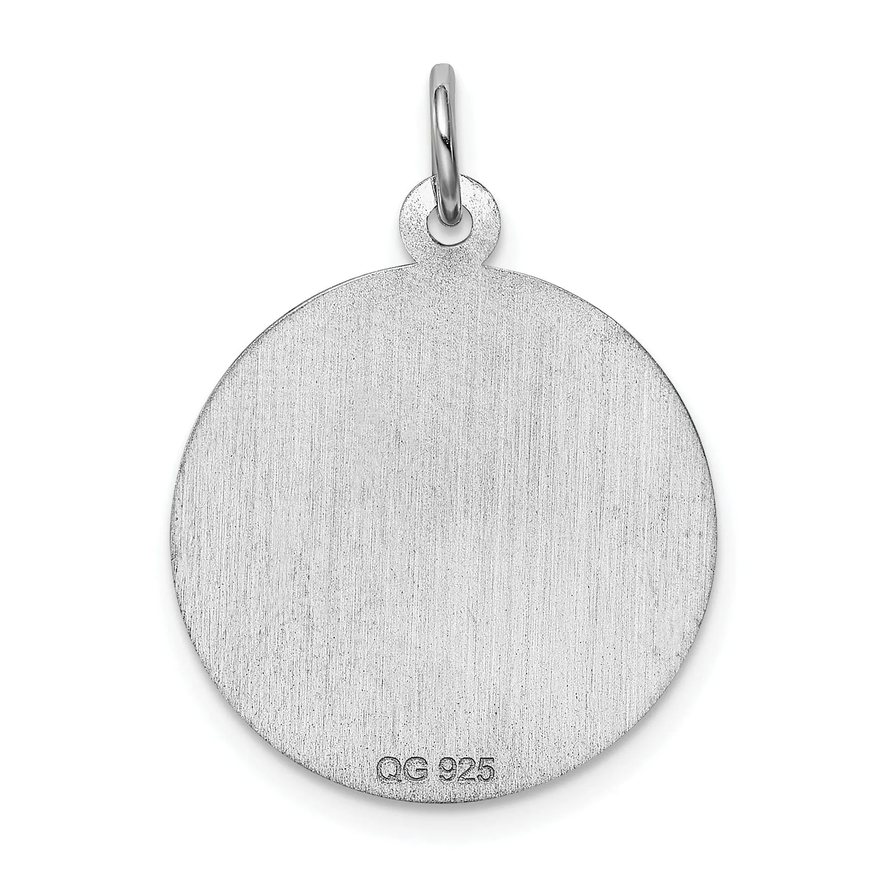 Sterling Silver Cross Disc Charm