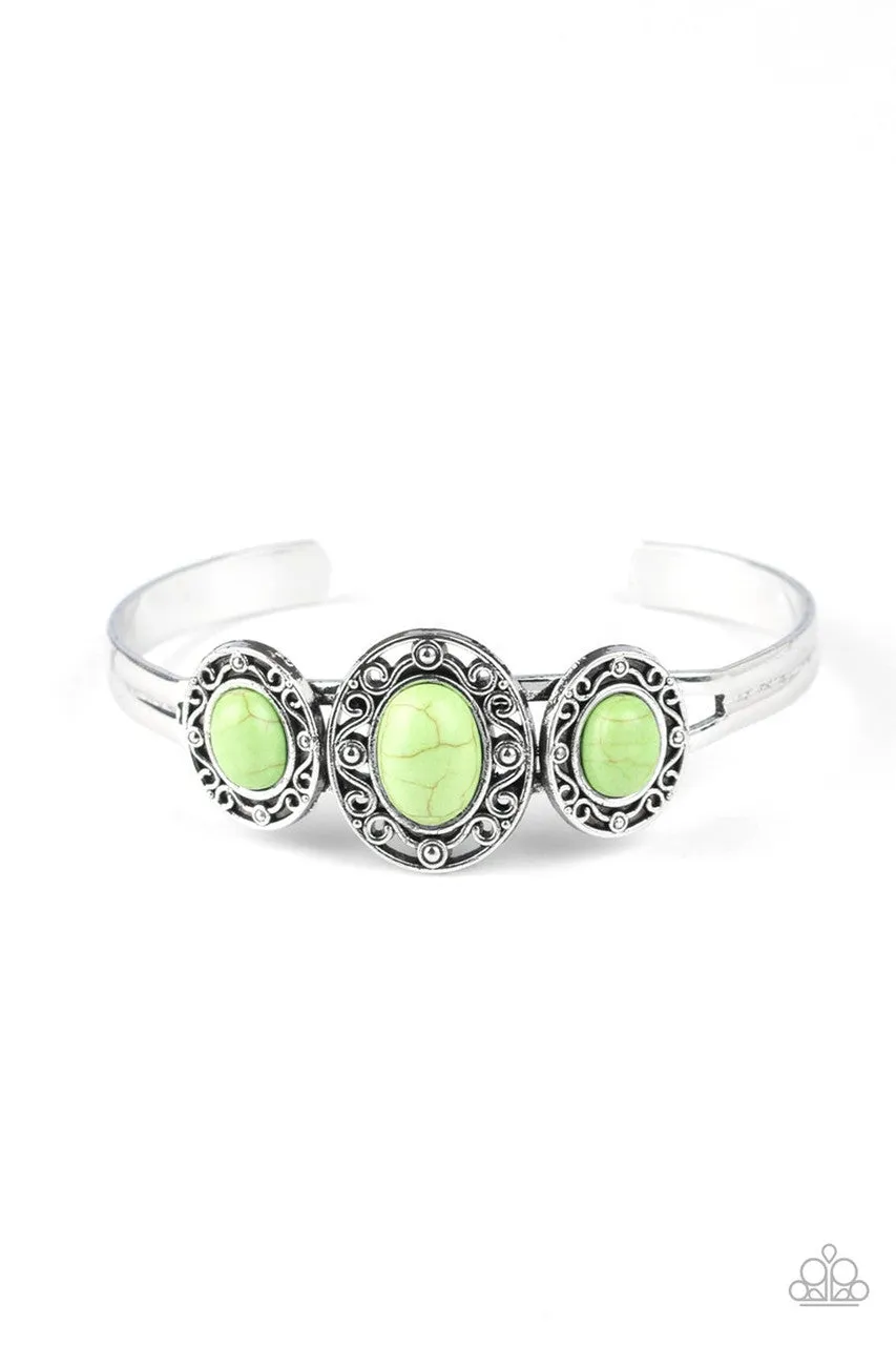 Stone Sage Green Paparazzi Bracelet