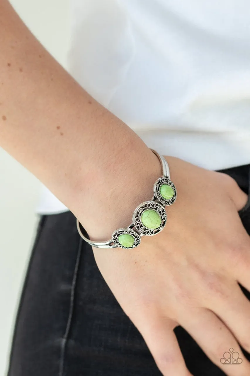 Stone Sage Green Paparazzi Bracelet