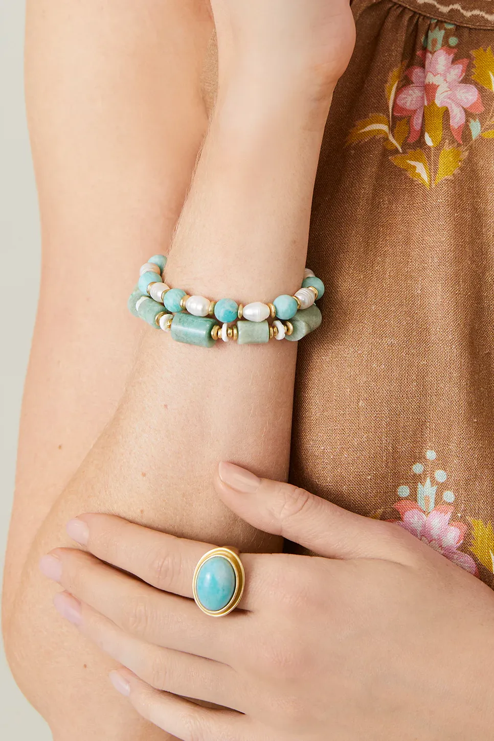 Stone Stretch Bracelet - 10mm